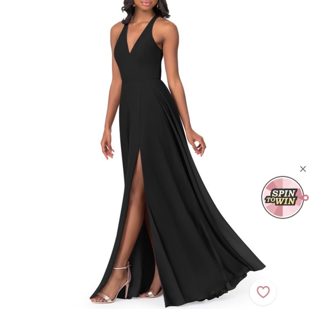 Azazie Amalfi Dress in black